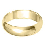 Paris Wedding Band Ring - 9ct Gold 8mm Width (Heavy)
