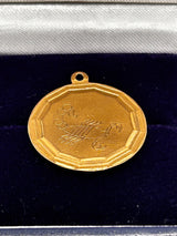 9ct Gold Engraved Scorpion Pendant