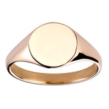 Oval Signet Ring 10mm X 8mm