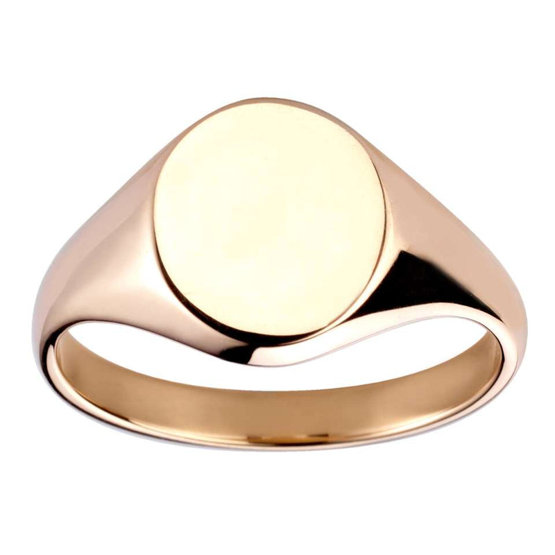 Oval Signet Ring 11mm X 9mm
