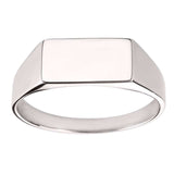 Rectangle Signet Ring 12mm X 7mm